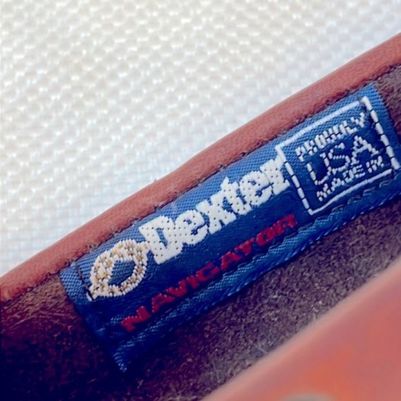 Dexter Brown Leather Loafer Slip Ons Size 7.5 Made in USA - Picture 7 of 12